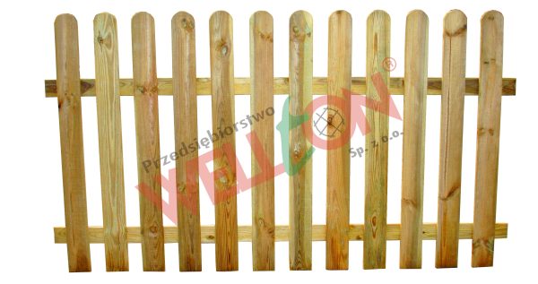 Płot sztachetowy ELA 180x60cm