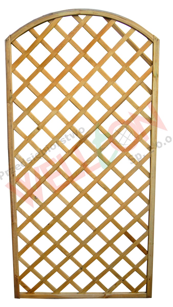 Płot kratkowy łukowy 90x180cm