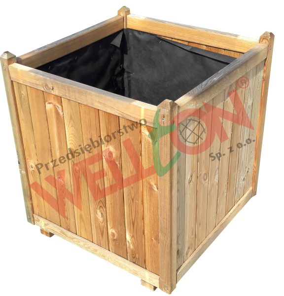 SQUARE FLOWER BOX VENDOME 70x70cm