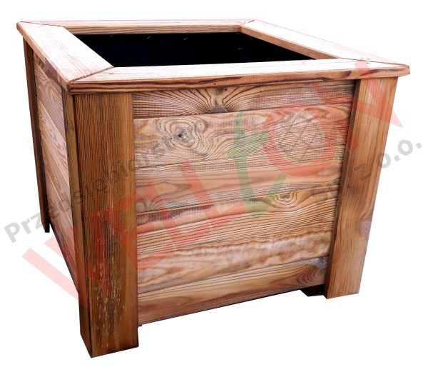 SQUARE FLOWER BOX MATIGNON 52x52cm