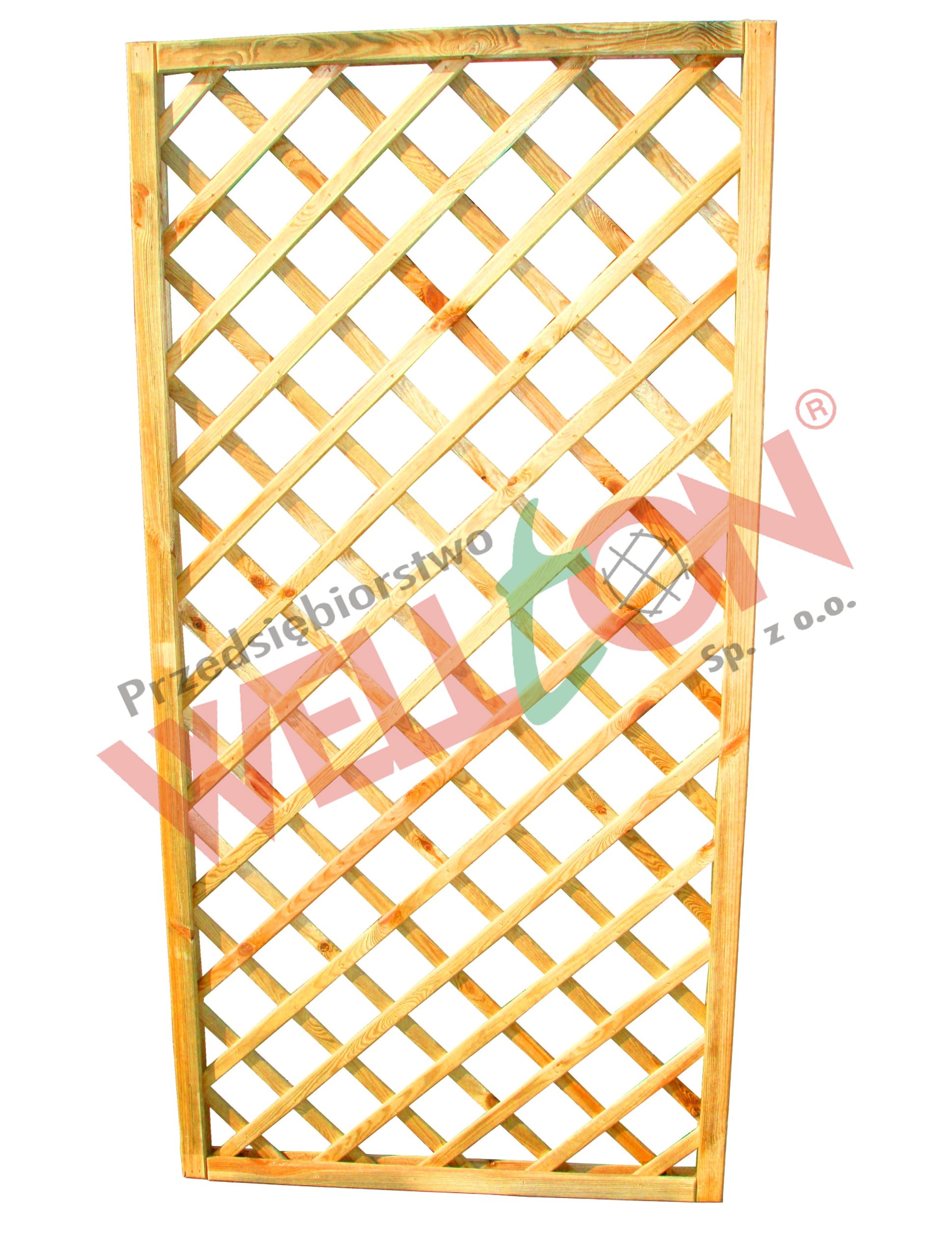 Płot kratkowy prosty 90x180cm