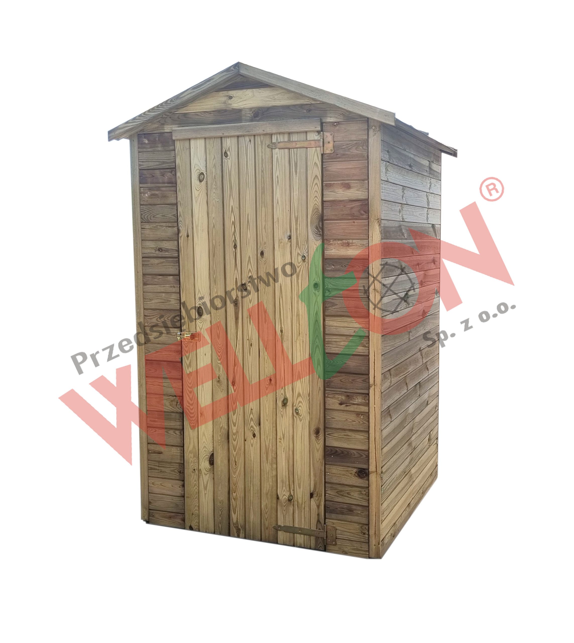 Domek narzędziowy 135x120xH213cm