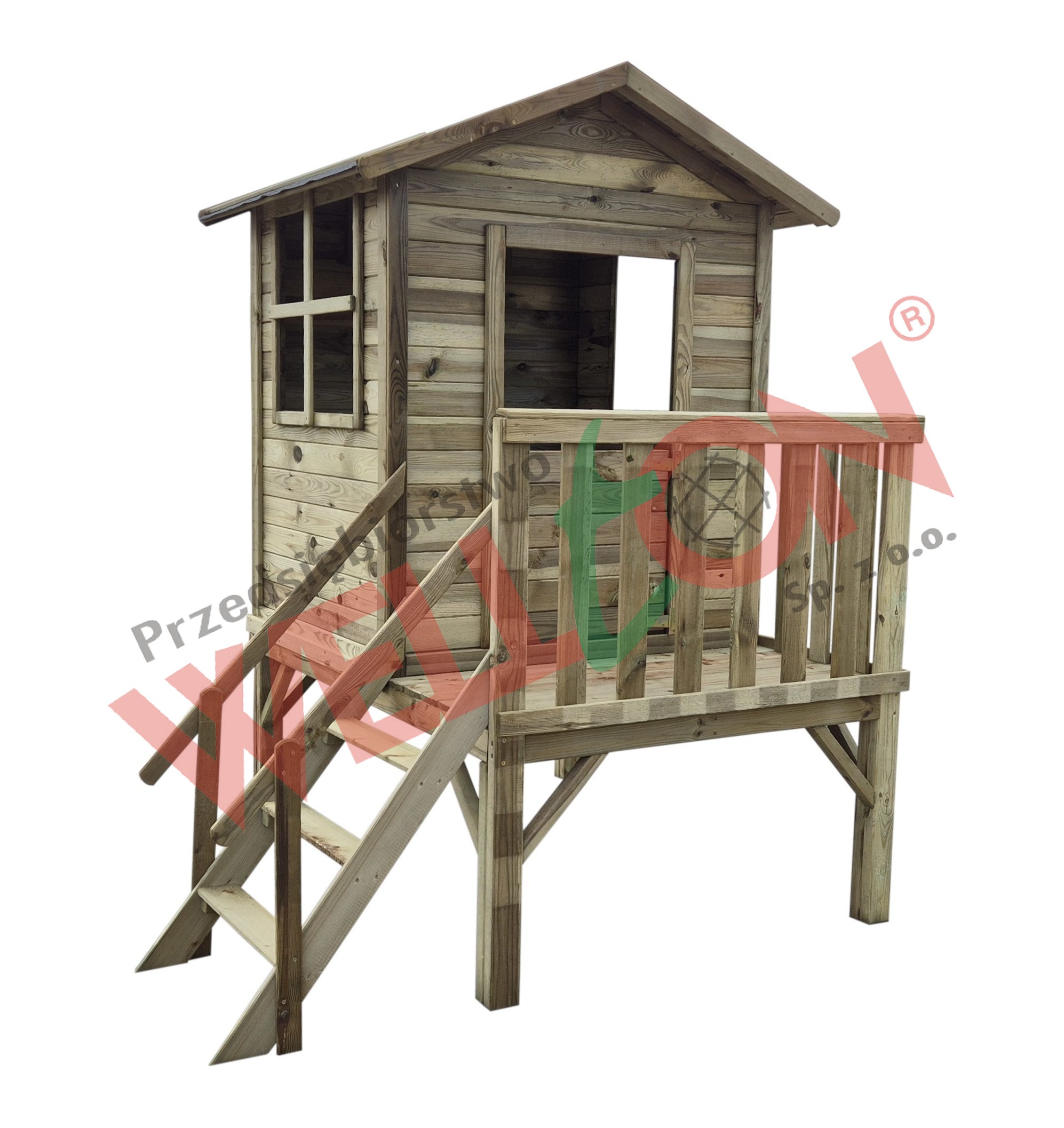 Domek KAROL na podwyższeniu