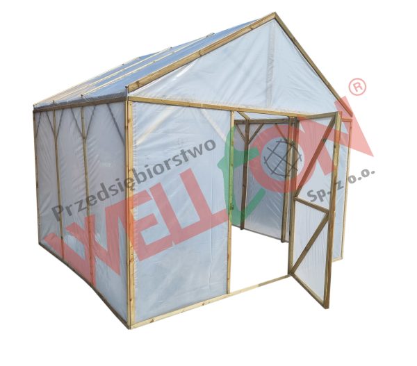 tunnel/pergola greenhouse with foil 9 m²