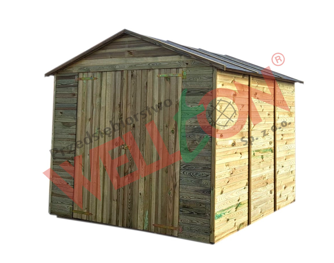 Domek narzędziowy 274x253xH233cm