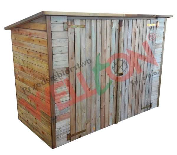 Szafa rowerowa 222x120xH158cm