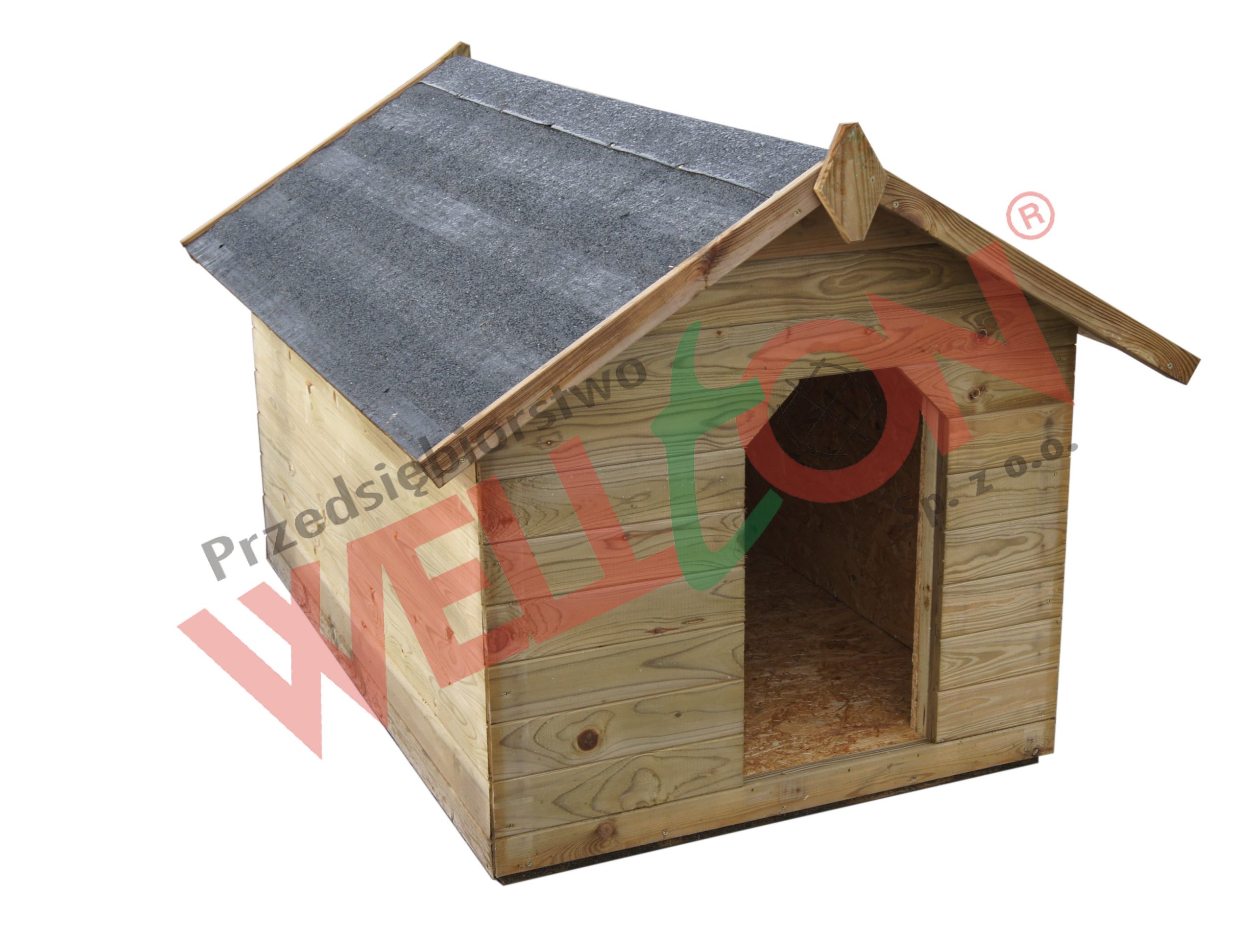 Buda dla psa XXL otwierany dach ocieplana