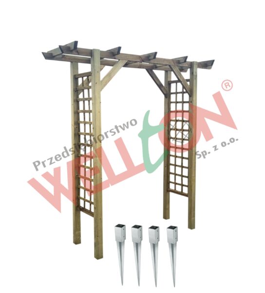 Pergola prosta kotwy - zestaw